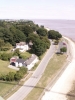 Looking down on the cottage