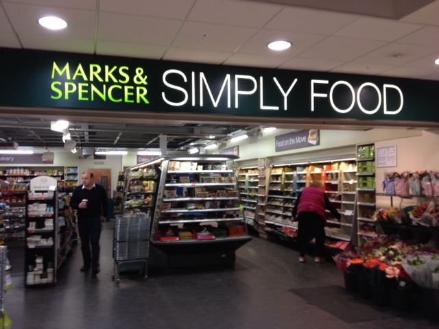 File:Pease Pottage - another view of the M&S Simply Food store.jpg