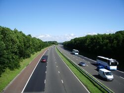 M55 motorway.