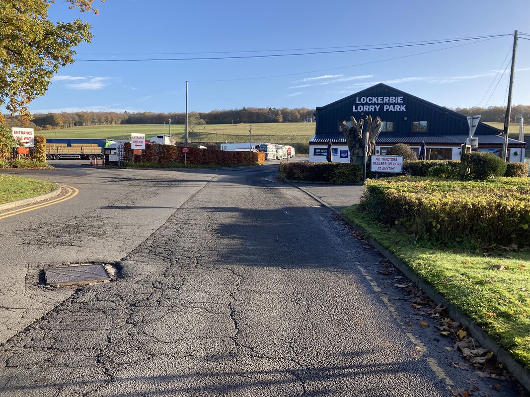 Lockerbie truckstop Motorway Services, Lockerbie service station info