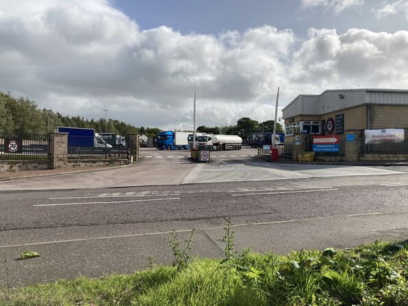 Route 74 truckstop map and directions Motorway Services, MapRoute 74