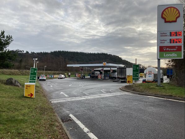 Nesscliffe services map and directions - Motorway Services, Map ...