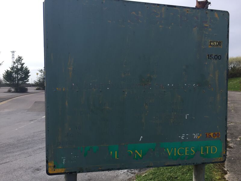 File:Old sign 1 Severn View 2019.jpg