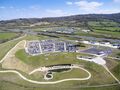 Gloucester: Gloucester services from above.jpg