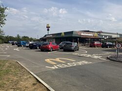 McDonald's restaurant building.