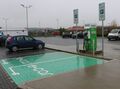 Electric vehicle charging point: Manor Stone e-car charging point.jpg