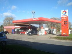 Total petrol station.