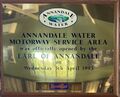 Annandale Water: Annandale Water plaque 2022.jpg