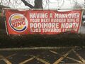 Burger King: BK banner Ilminster 2020.jpg