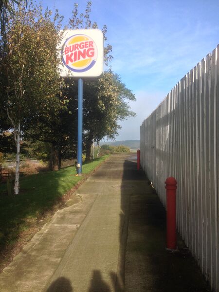 File:Woolley Edge southbound Burger King totem pole.jpg