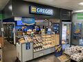 Leigh Delamere: Greggs forecourt Leigh Delamere East 2024.jpg