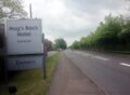 Hogs Back: Hogs Back services access road.jpg