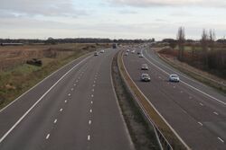 Yorkshire motorway.