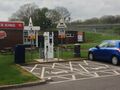 Electric vehicle charging point: Leigh Delamere west electric car.jpg