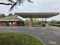 Service station.