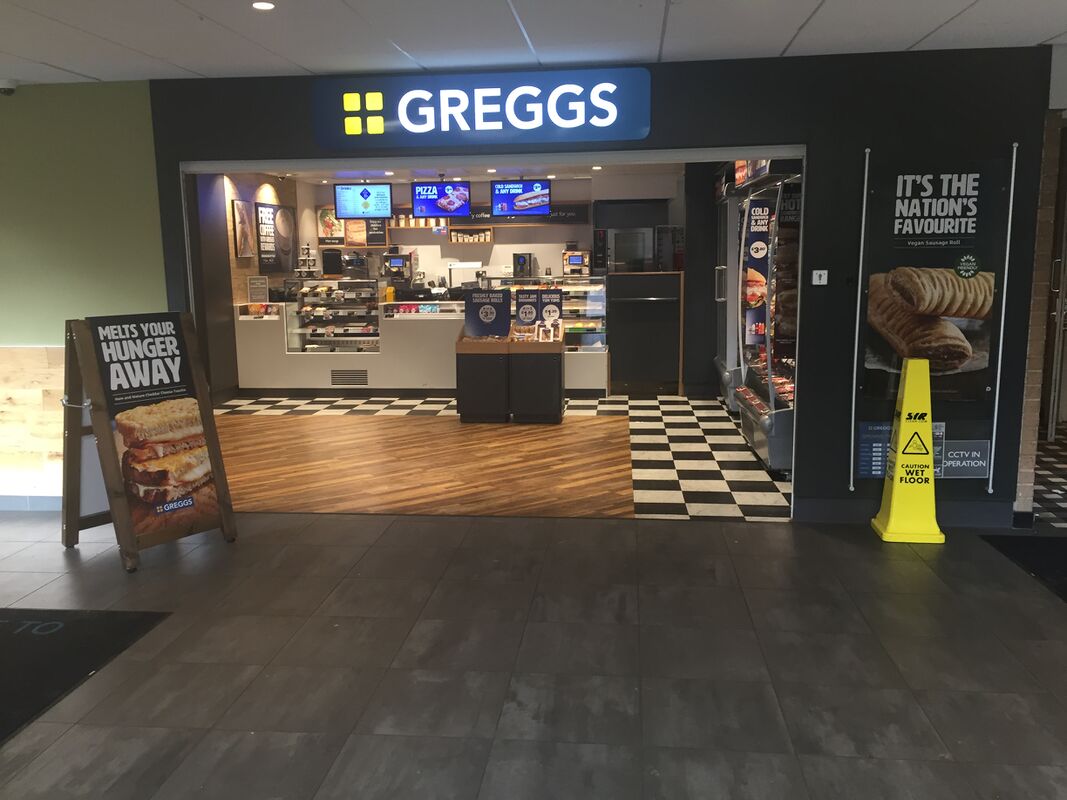 Photo Greggs Warminster 2020.jpg Motorway Services, FileGreggs