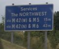 Johnathan404: M40 the north west sign.jpg