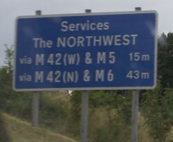 M40 services sign