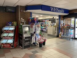 WH Smith shop.