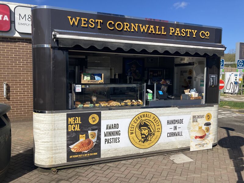 File:West Cornwall Pasty Leigh Delamere West 2023.jpg