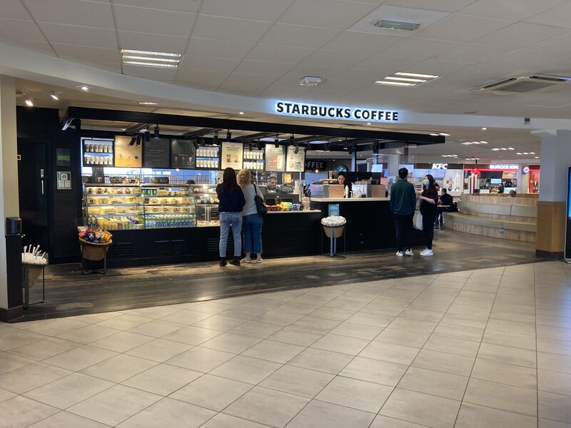 File:Starbucks kiosk Woodall South 2022.jpg