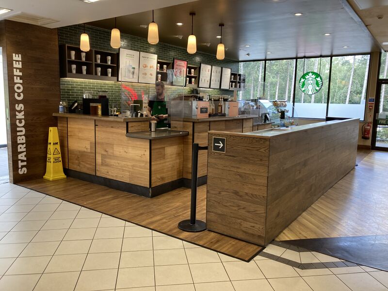 File:Starbucks kiosk Fleet North 2021.jpg