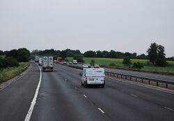 M11 motorway.