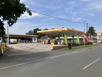 Service station.